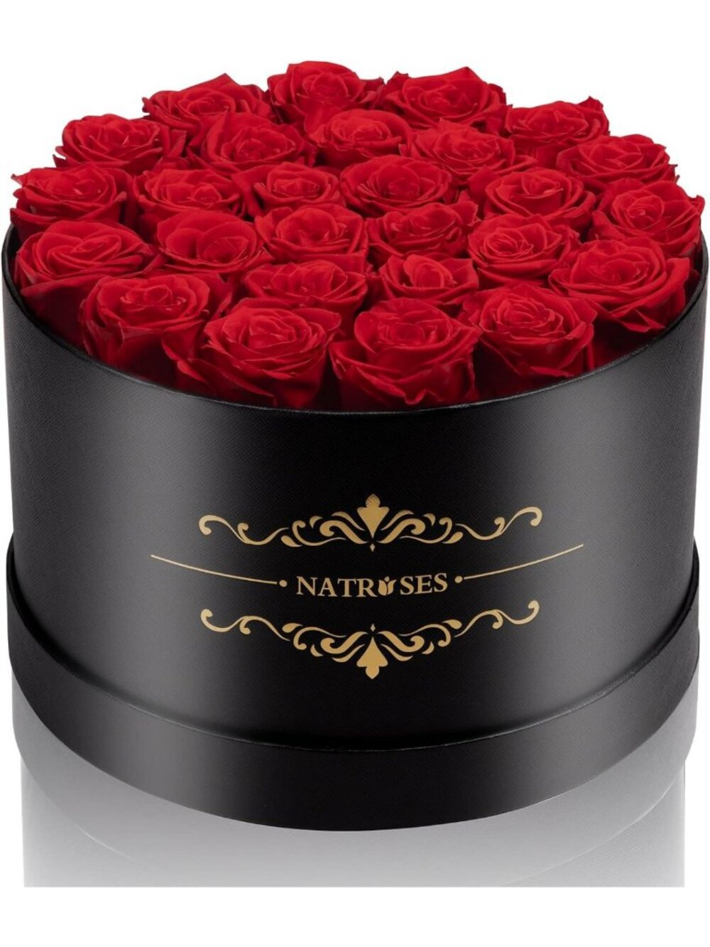 27-Piece Forever Preserved Roses Gift Box - Perfect for Birthdays & Mother's Day